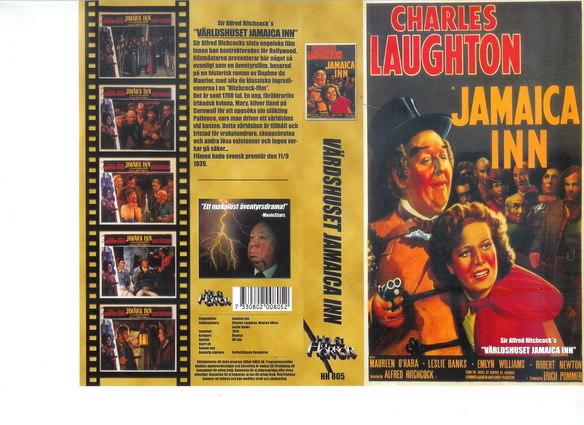 VÄRDSHUSET JAMAICA INN (VHS) ny